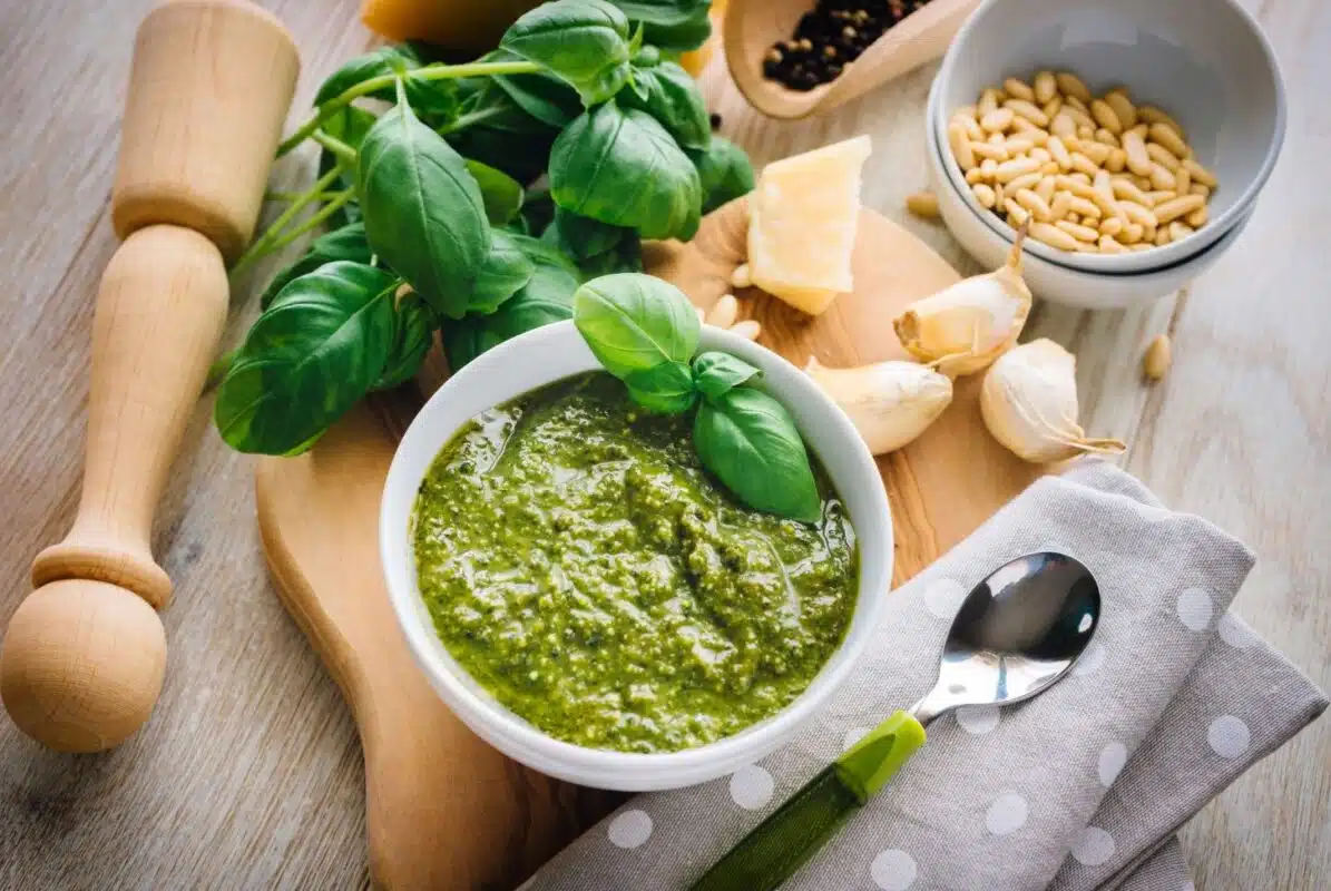 recette pesto avec hachoir legume manuel convicook