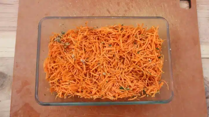 recette carotte râpée express