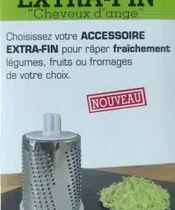 Râpe fine pour robot carottes râpées fines