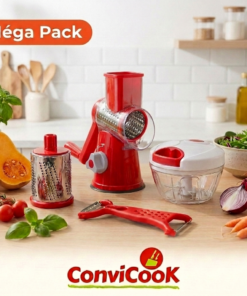 Pack Cuisine Essentiel 3 en 1 Rouge – Convicook